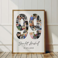 99 Birthday Photo Collage