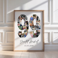 99 Birthday Photo Collage