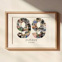 99 Birthday Photo Collage