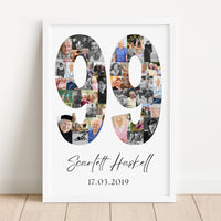 99 Birthday Photo Collage