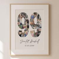 99 Birthday Photo Collage