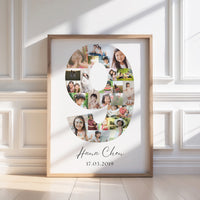 9 Birthday Photo Collage