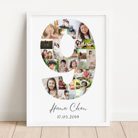 9 Birthday Photo Collage