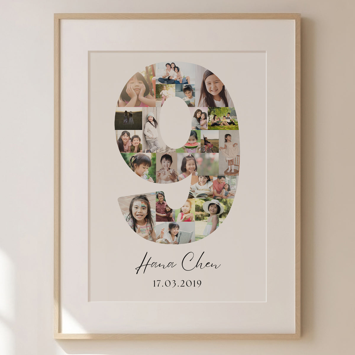 9 Birthday Photo Collage