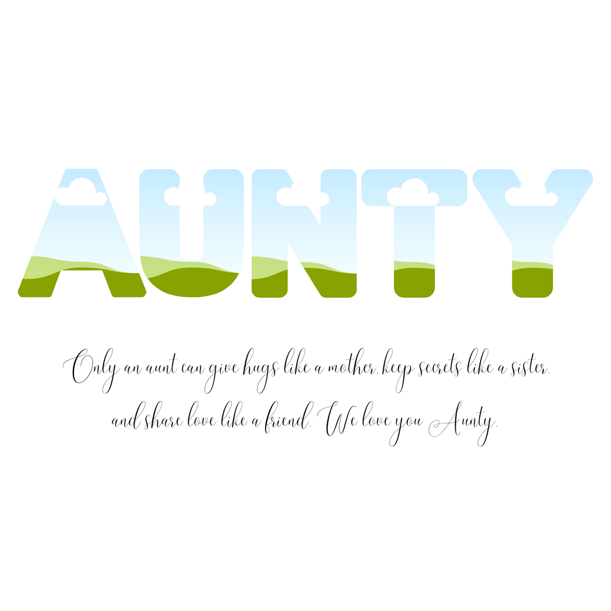 Aunty - Photo Collage