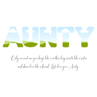 Aunty - Photo Collage