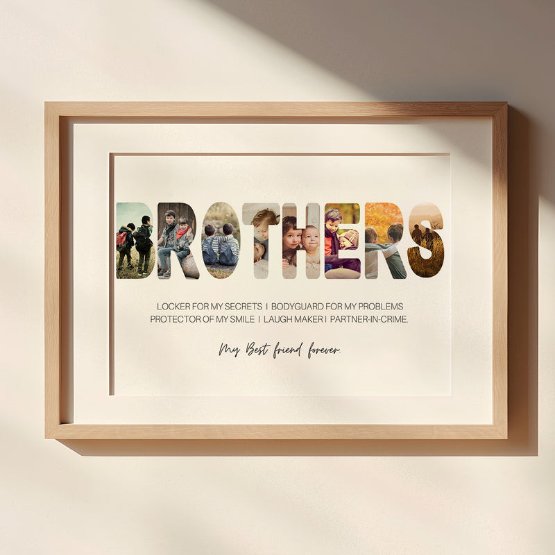Brothers - Photo Collage