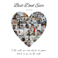 Best Dad Ever - Photo Collage
