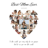 Best Mom Ever - Photo Collage
