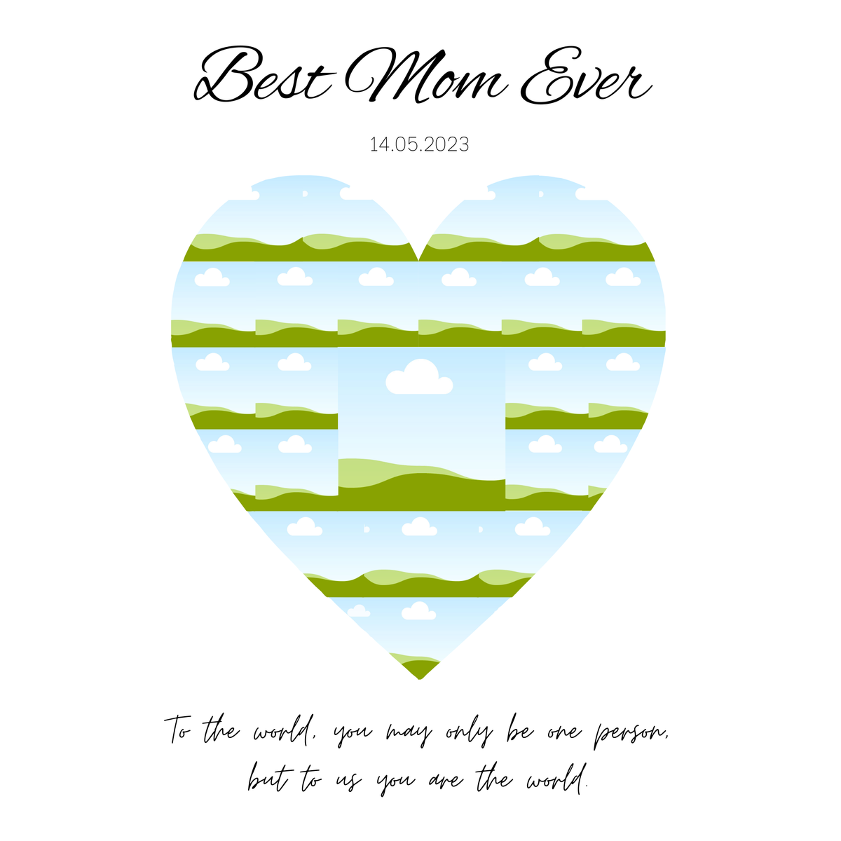 Best Mom Ever - Photo Collage