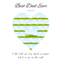 Best Dad Ever - Photo Collage