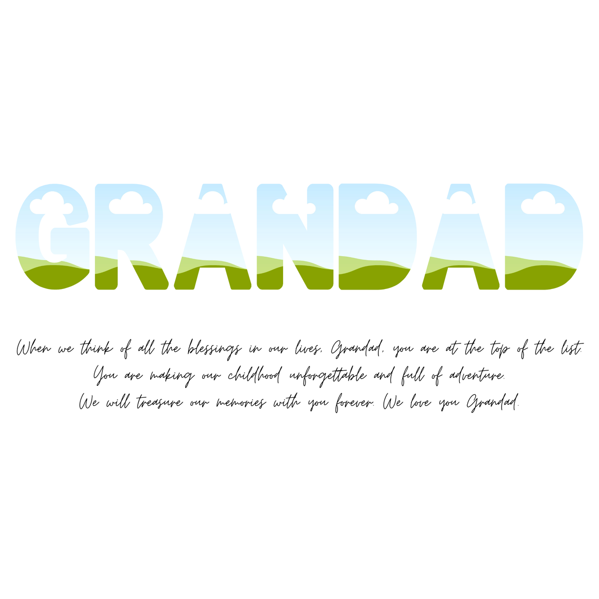 Grandad - Photo Collage
