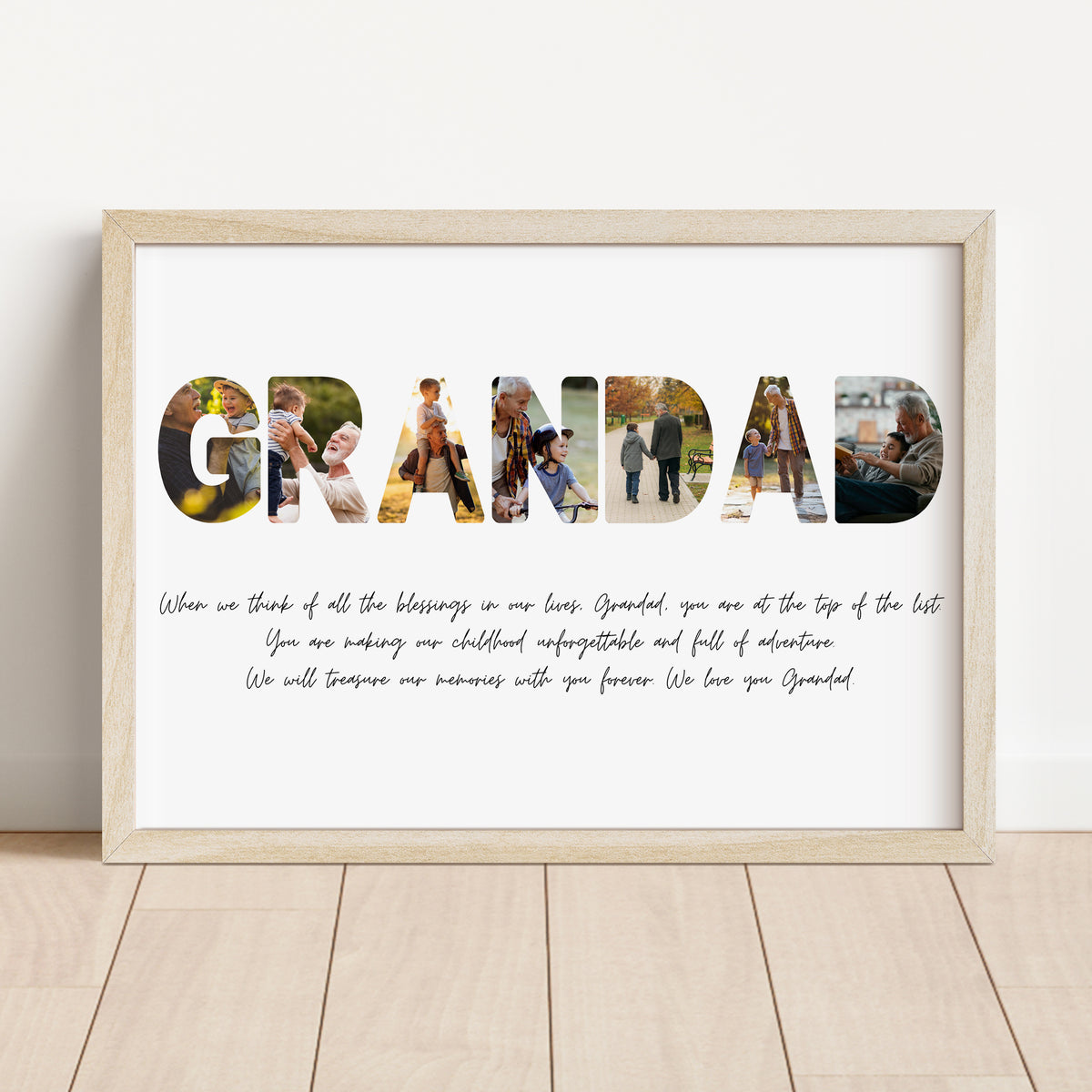 Grandad - Photo Collage