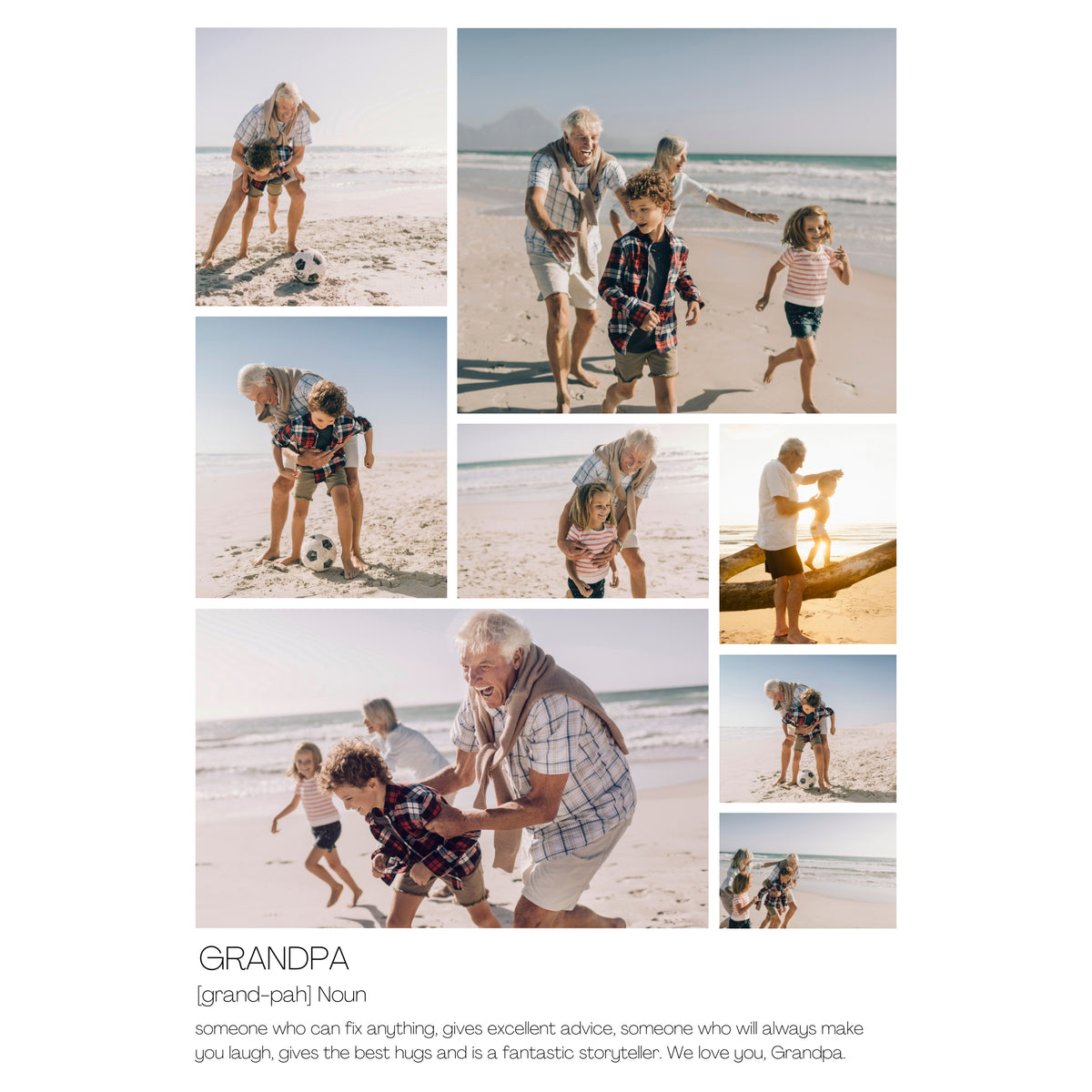 Grandpa Noun - Photo Collage