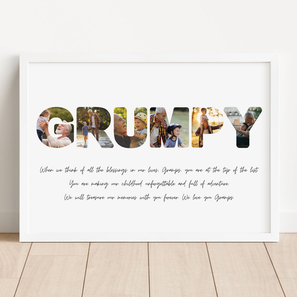 Grumpy - Photo Collage Template for Canva