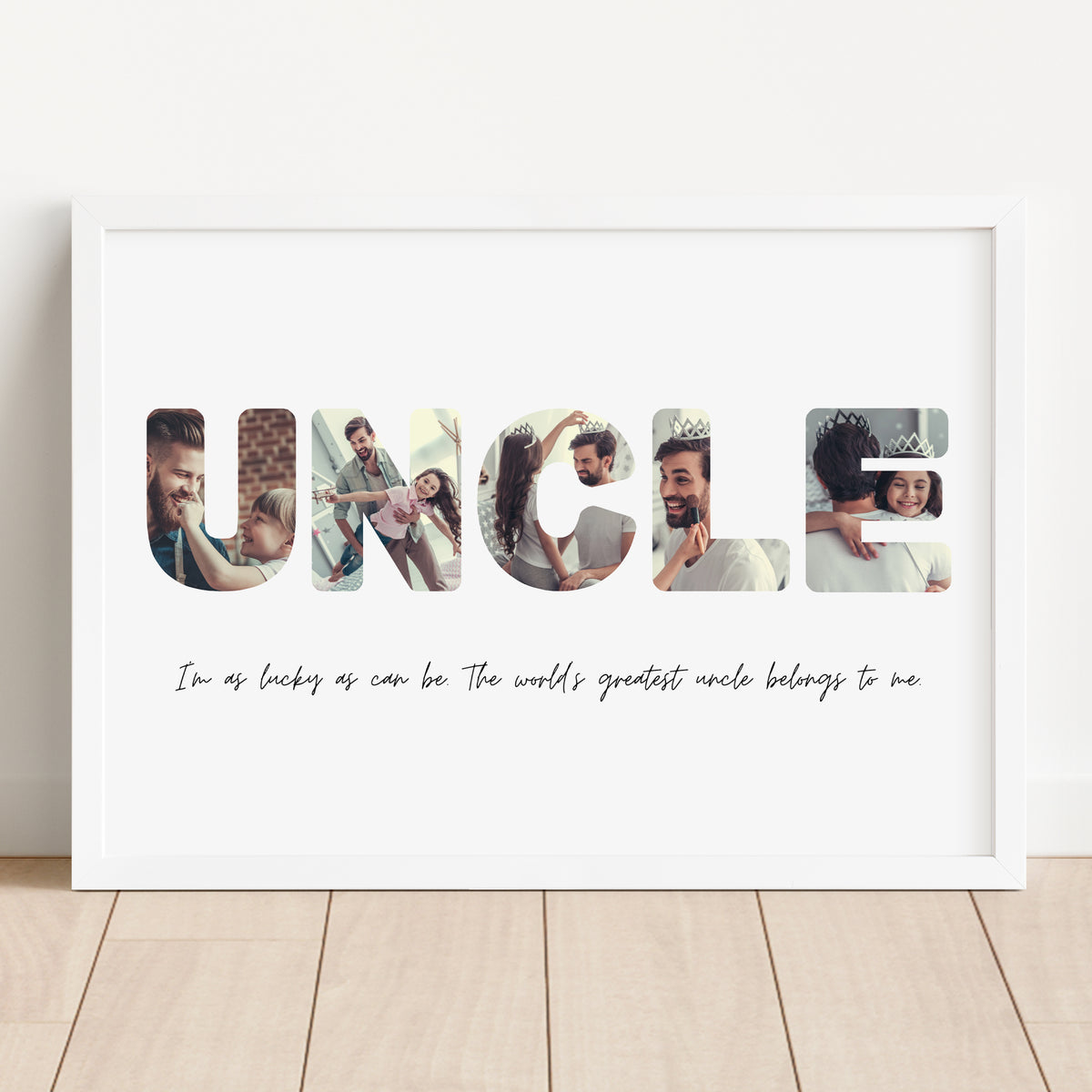 Uncle - Photo Collage Template for Canva